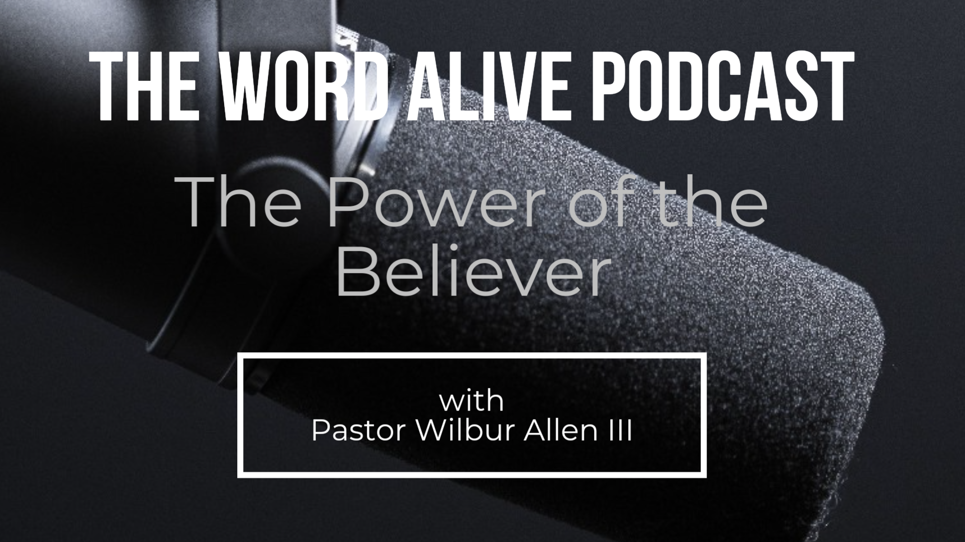 Word Alive Podcast - The Believer's Power